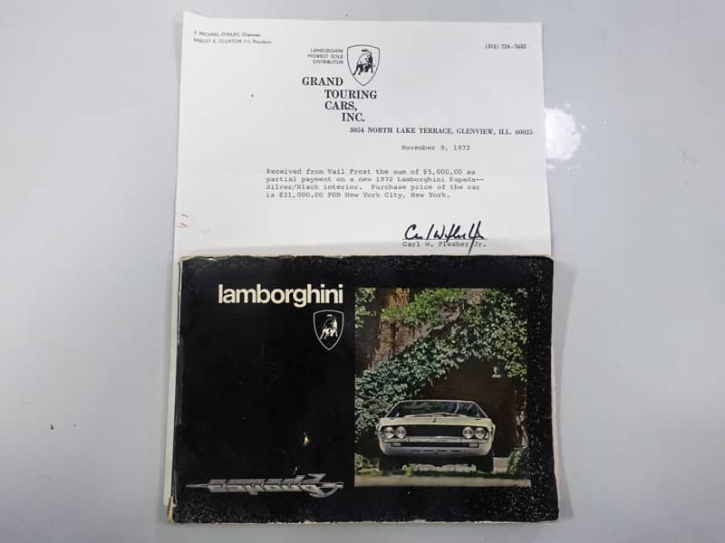 1972 LAMBORGHINI ESPADA SERIES II – Daniel Schmitt & Co. Classic Car ...