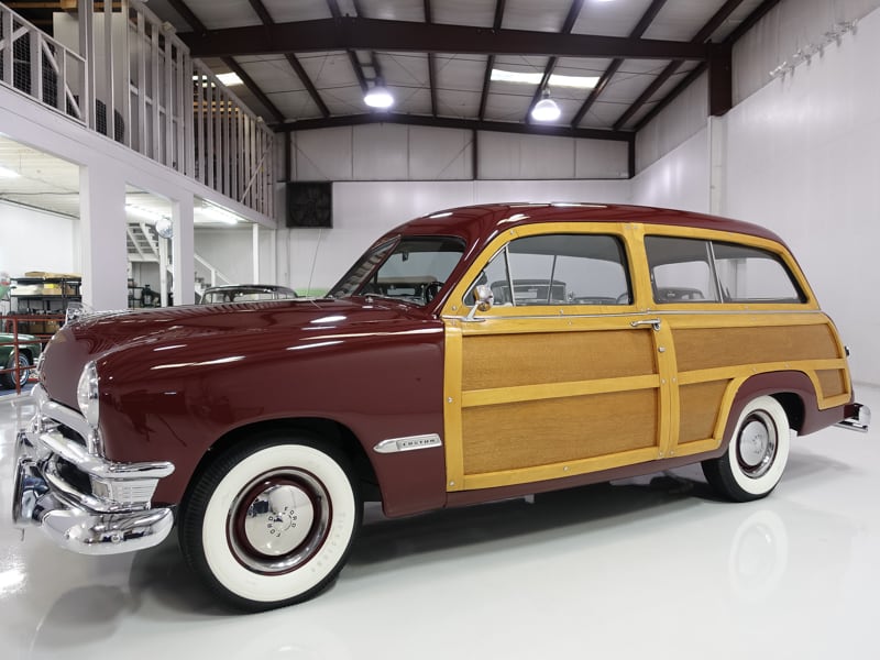 Body Off Restored 1950 Ford Custom Deluxe Woody Wagon